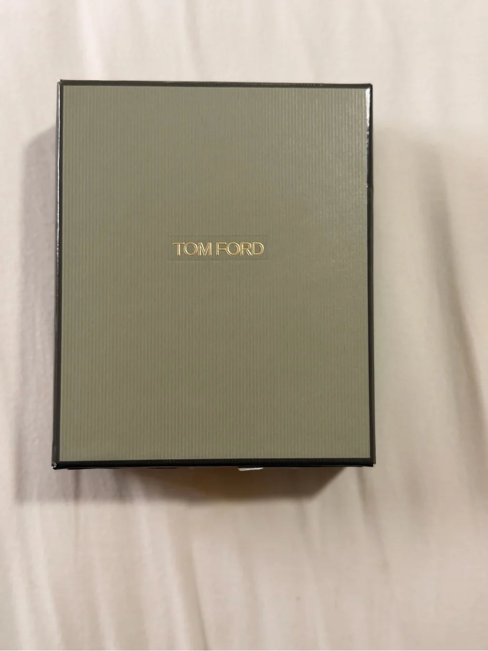 Tom Ford Black Pebbled Leather Card Holder